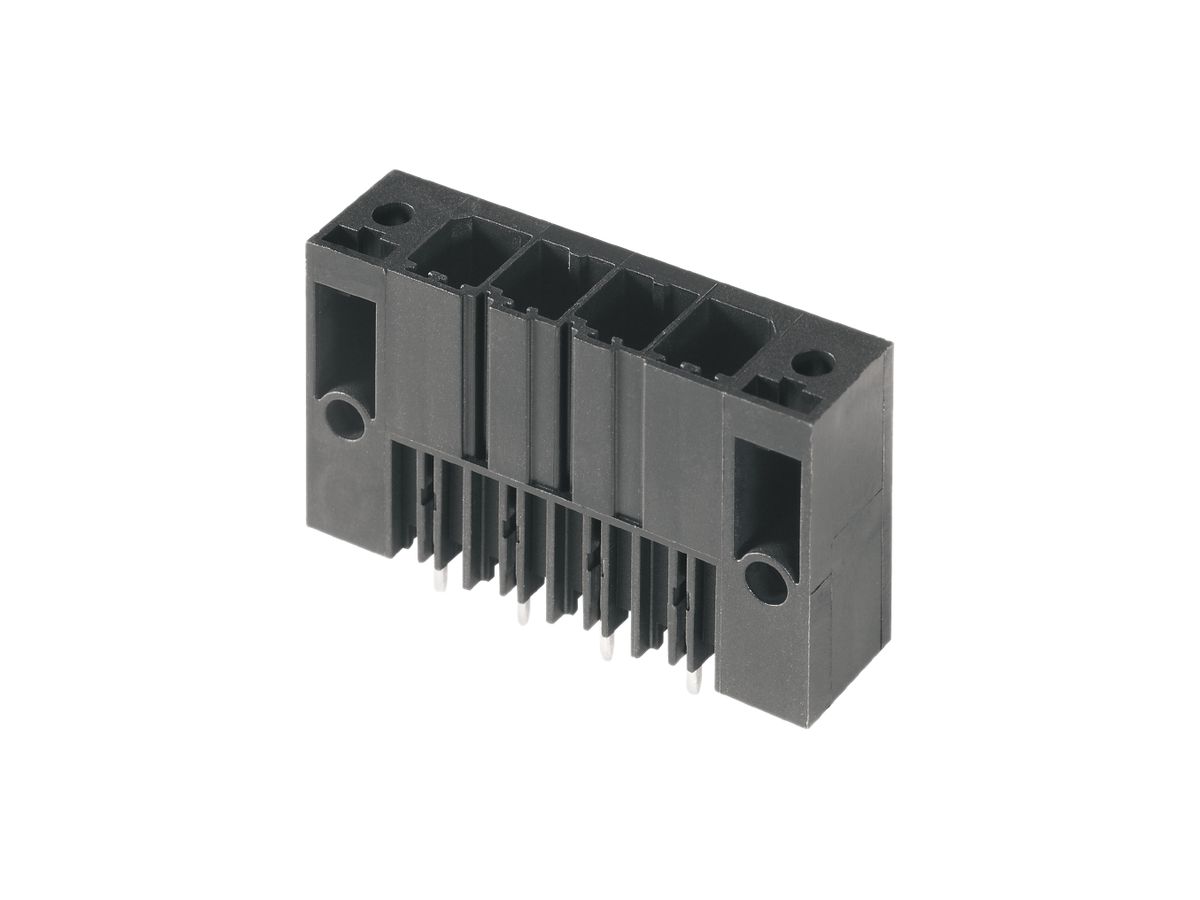 Stiftleiste Weidmüller SV Schraub-/Rastflansch, THT 7.62mm 3L 180° 3.5mm