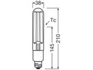 LED-Lampe LEDVANCE NAV E27 23W 2500lm 1800K Ø38×210mm klar amber