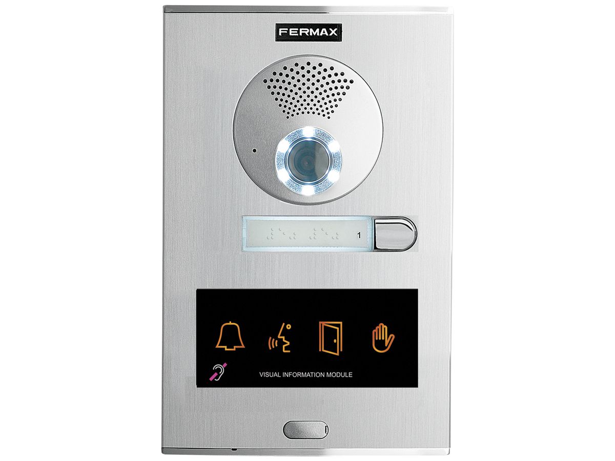 UP-Audio-Türstation Fermax City Panel 130×199mm 24VDC