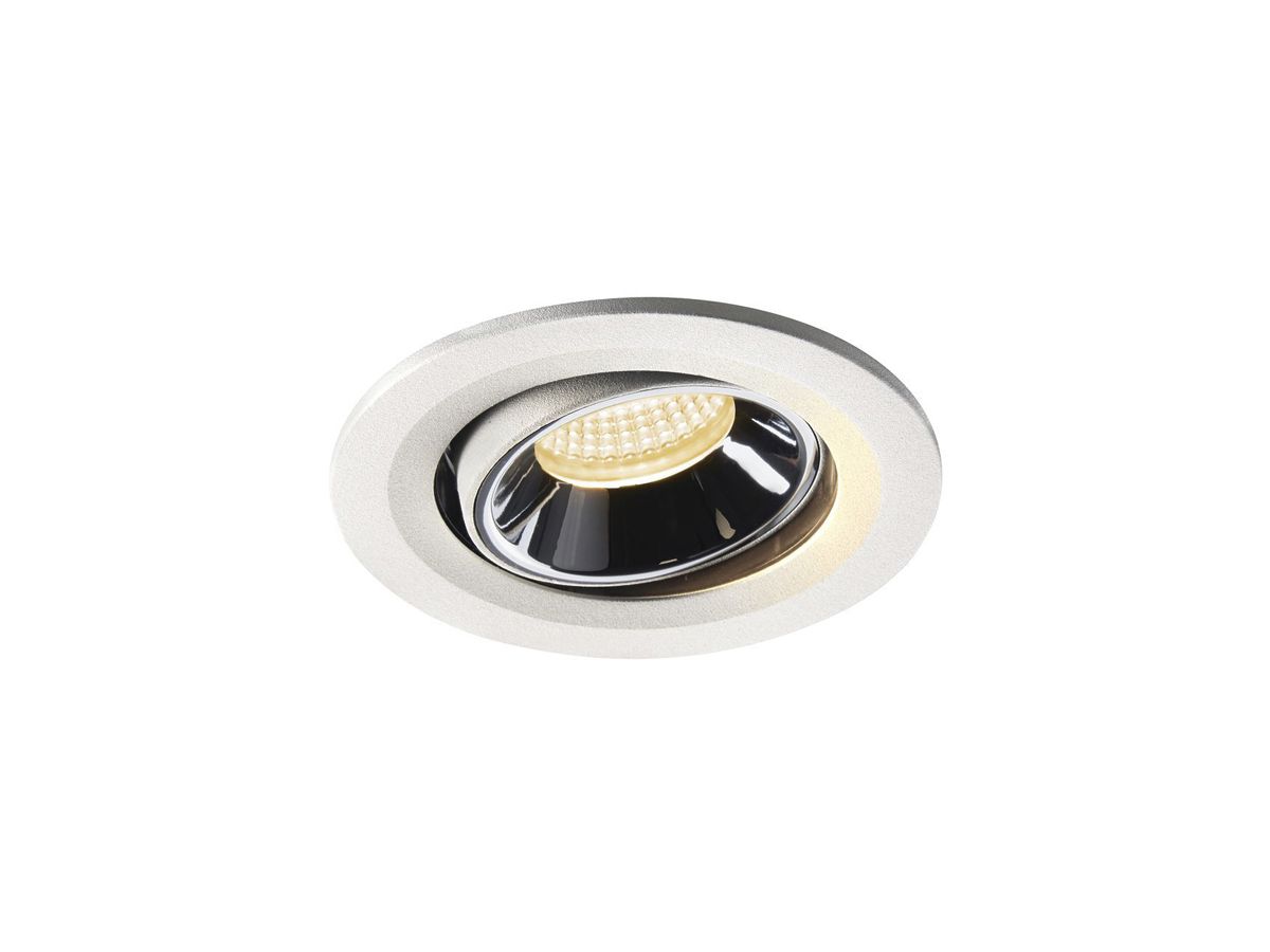 EB-LED-Downlight SLV NUMINOS MOVE S, 8.6W 250mA 700lm 3000K 20° ws/chr