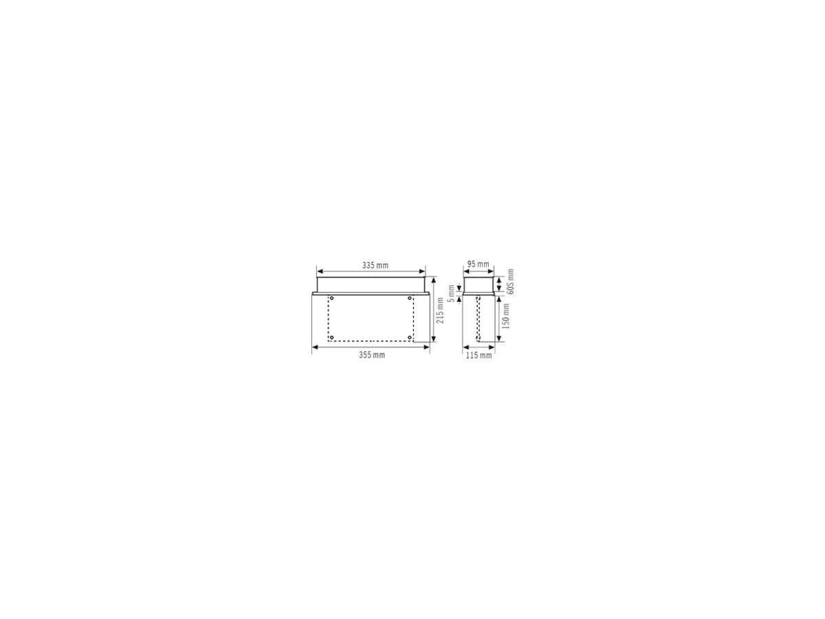 Notleuchte ESYLUX SLC EL LED IR 230V 3W IP40 3h weiss Deckeneinbau