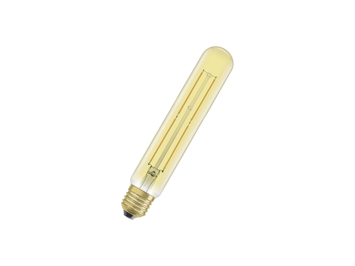 LED-Lampe LEDVANCE Vintage Tubular E27 4W 400lm 2000K Ø32×185mm klar Gold