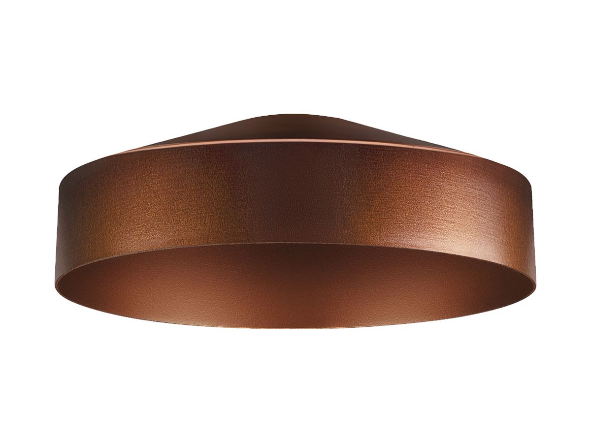 Leuchtenschirm SLV LALU TETRA Stahl Ø140×49mm Bronze unifarbig