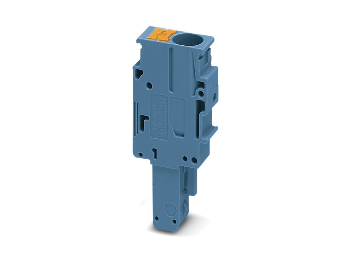 Selbstkonfektionierbarer Stecker Phoenix Contact 1L blau PP-H 6/1-L
