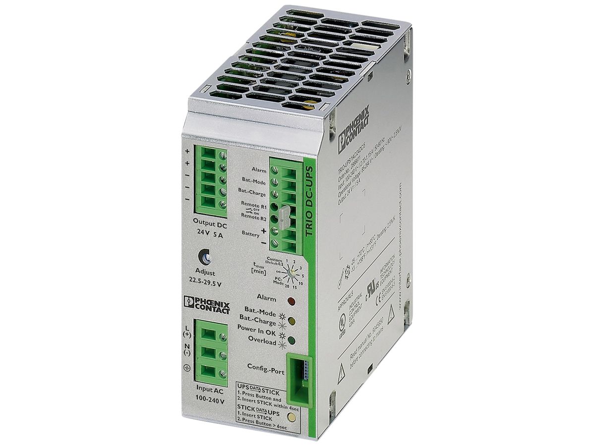 Unterbrechungsfreie Stromversorgung PX TRIO-UPS/1AC/24DC/ 5