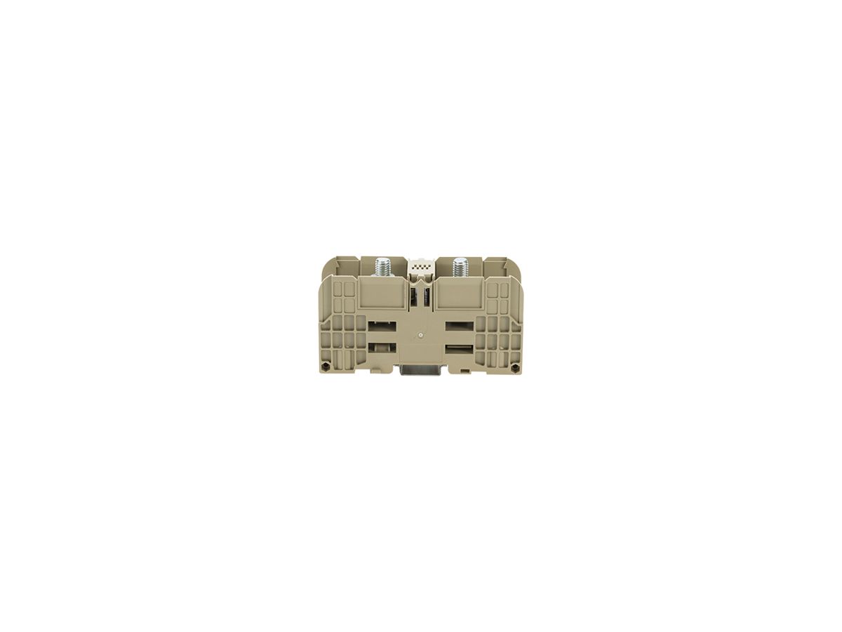 Durchgangs-Reihenklemme WAGO 6…120mm² 269A 1000V Bolzenanschluss 2×1 TH35 beige
