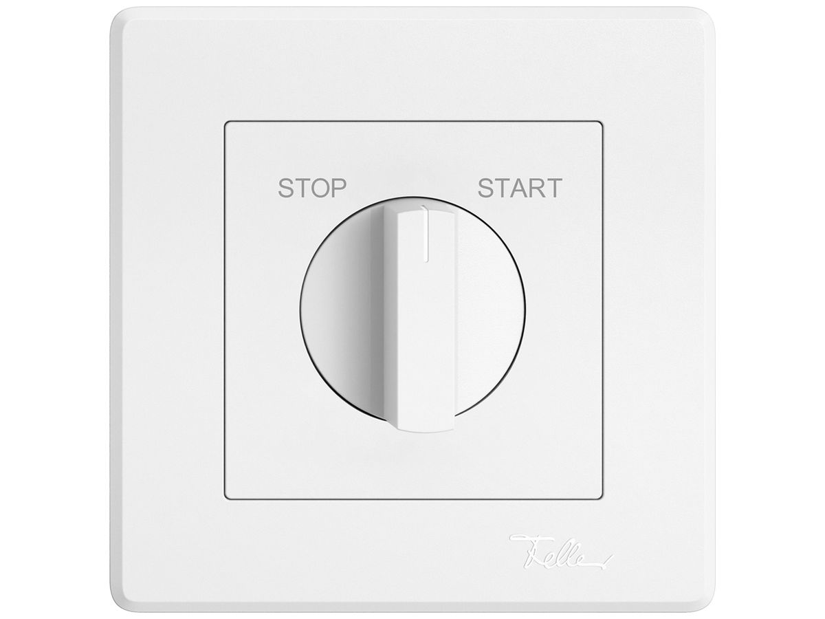 UP-Drehschalter EDIZIO.liv getr.Kont.1P STOP-START T=40mm ws