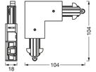 L-Verbinder LEDVANCE TRACKLIGHT weiss