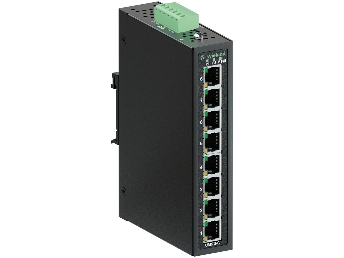 Switch wienet UMS 8-C, 8-Port, 10/100Mbit/s, unmanaged, IP30