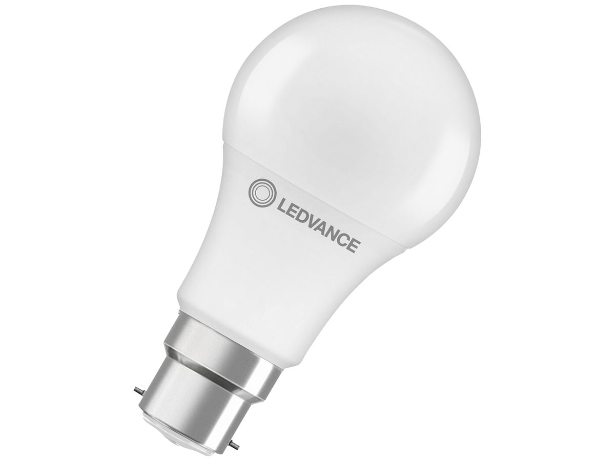 LED-Lampe LEDVANCE CLAS A B22d 8.5W 806lm 2700K Ø60×107mm Typ A mattiert