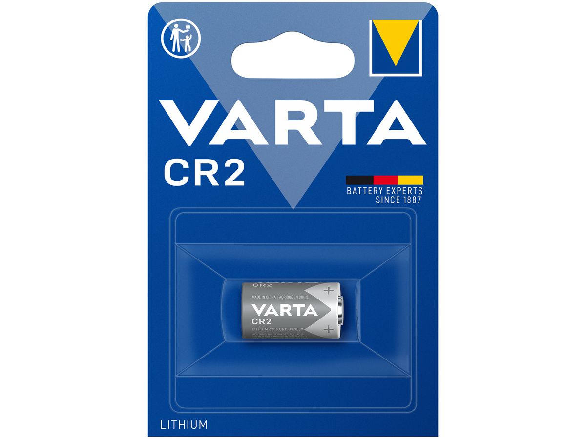 Batterie Lithium VARTA Photo CR2, 3V Blister à 1 Stück
