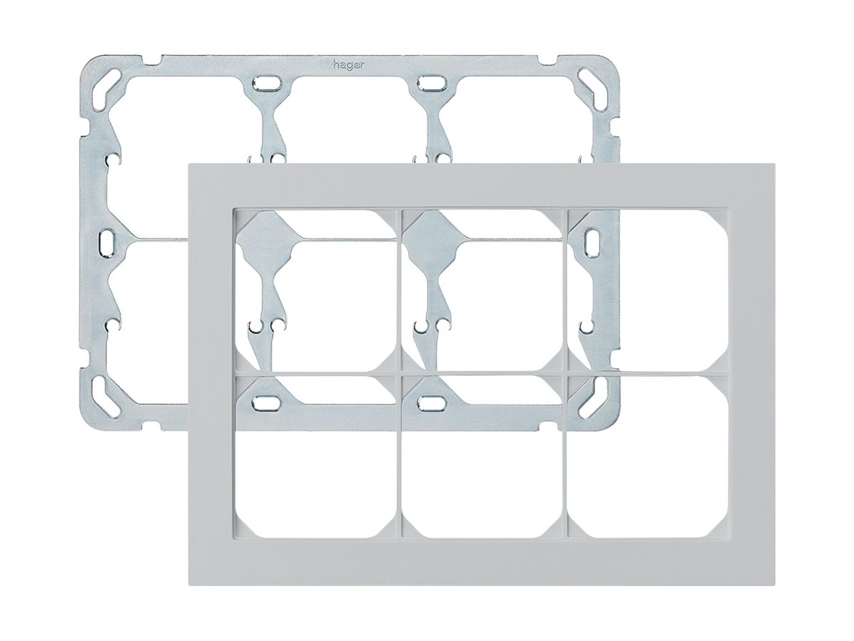 UP-Kopfzeile kallysto.pro 2×3 hellgrau horizontal