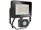 LED-Strahler ESYLUX AFL BASIC, 10W 4000K 1000lm 148×58×160mm IP65, schwarz