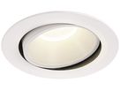 LED-Downlight SLV NUMINOS MOVE XL 37.4W 3800lm 4000K 40° DIM Ø190×118mm ws/ws