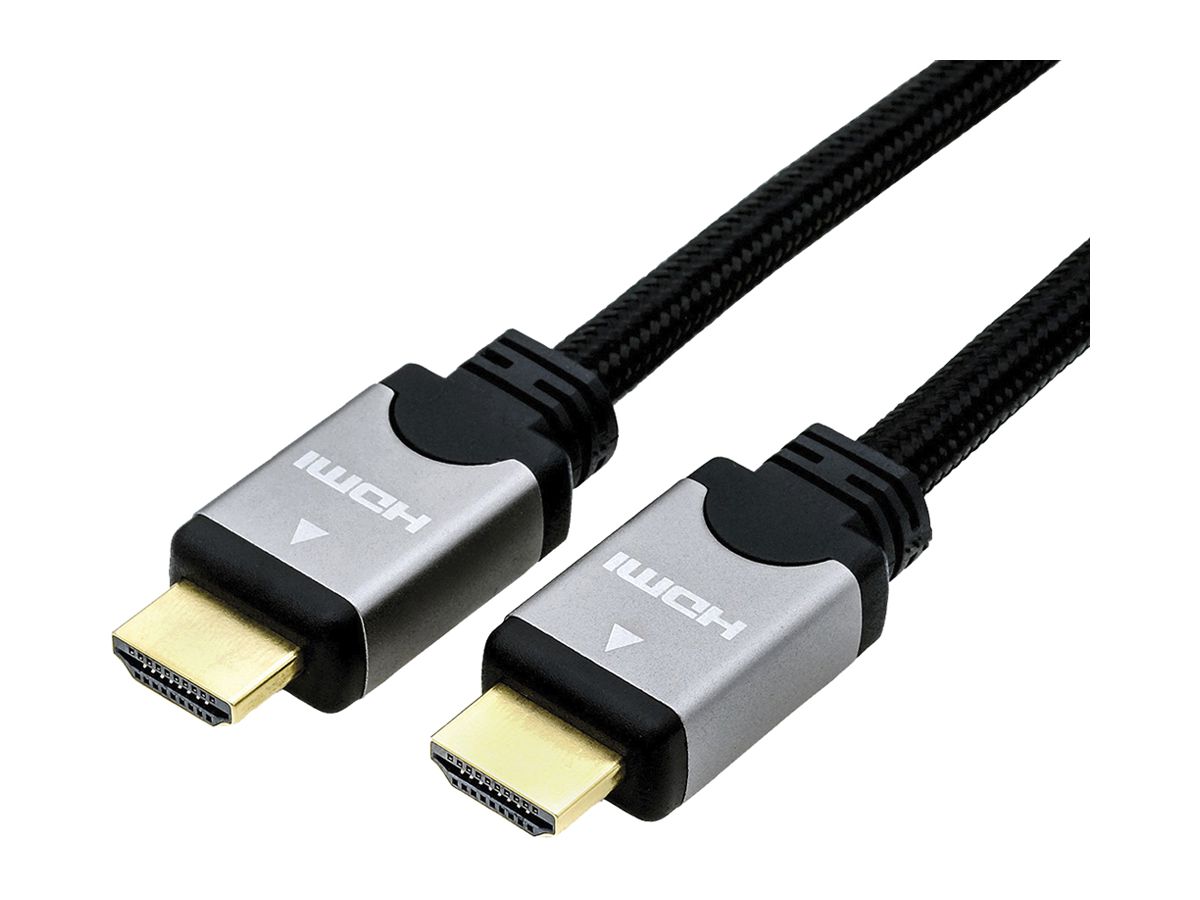 HDMI-Kabel ROLINE 4K@30Hz (HDMI 1.4b) 3D Ethernet schwarz 5m