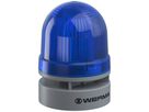 Blitz- und Dauerleuchte WERMA Mini TwinLIGHT Combi, 24VAC/DC, blau