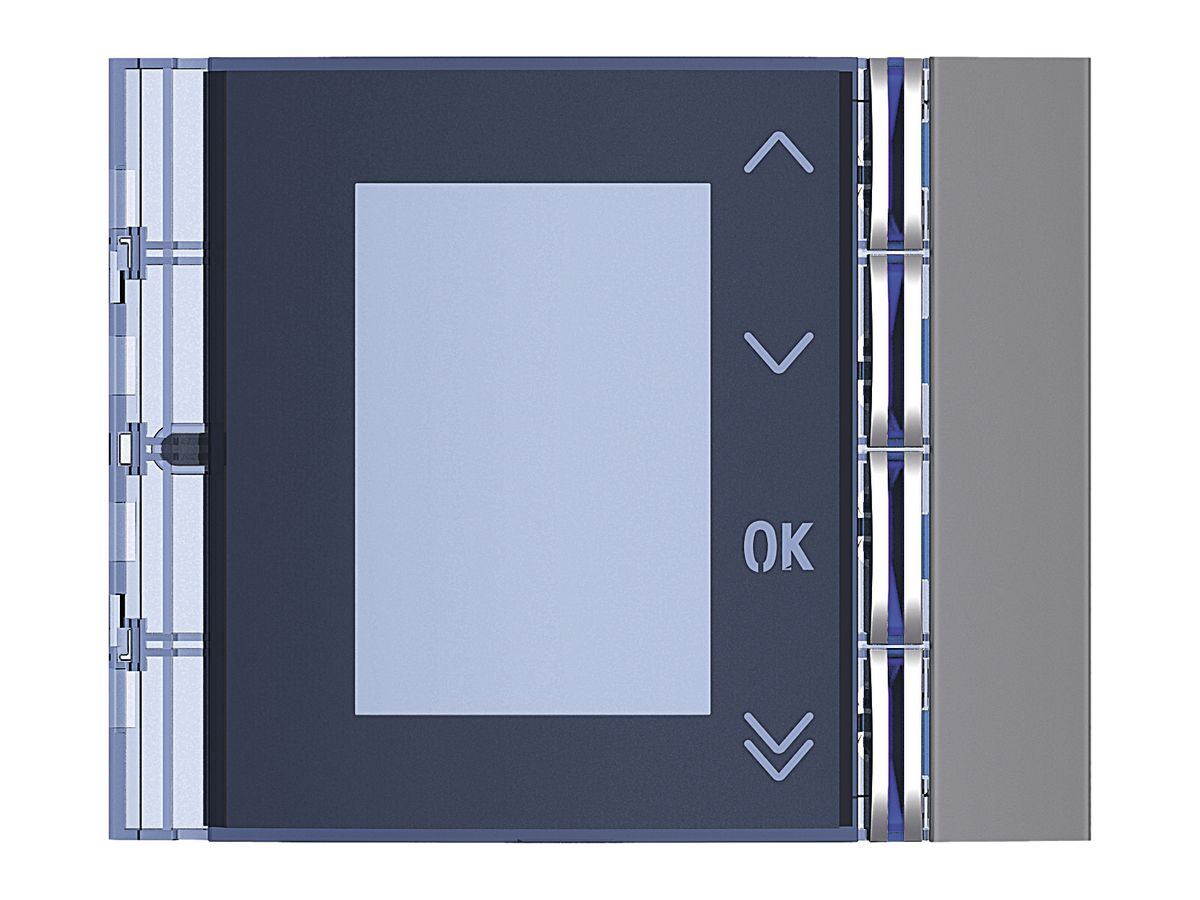 Frontblende für Displaymodul graphitgrau