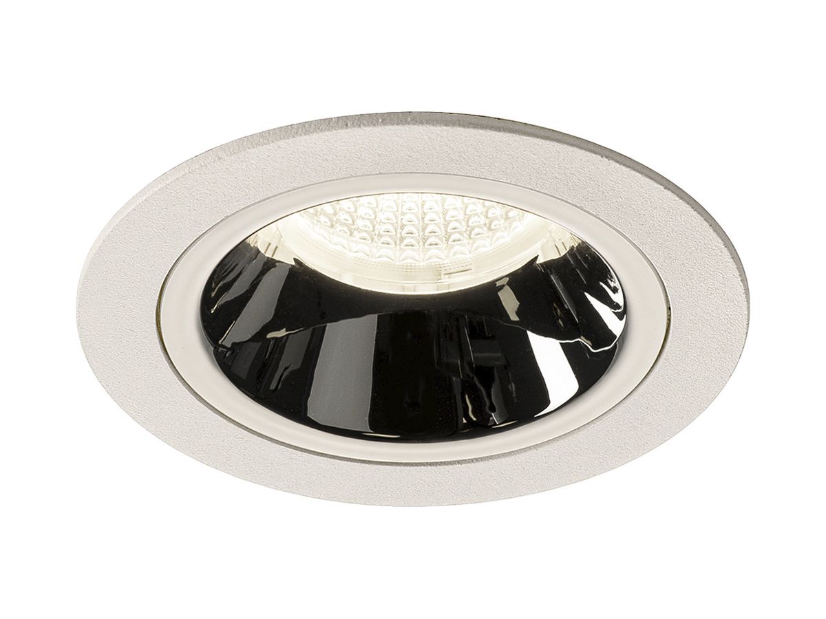 LED-Downlight SLV NUMINOS M 17.5W 1660lm 4000K 20° DIM Ø105×68mm ws/Cr