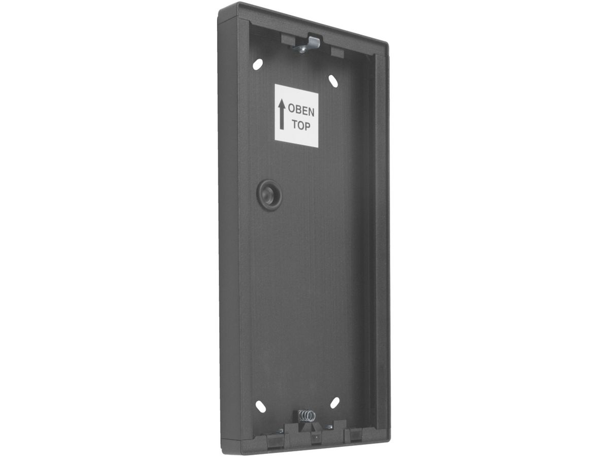 AP-Gehäuse für Türsprechanlage Hager elcom.one 302.1×139.5×28.5mm Alu schwarz