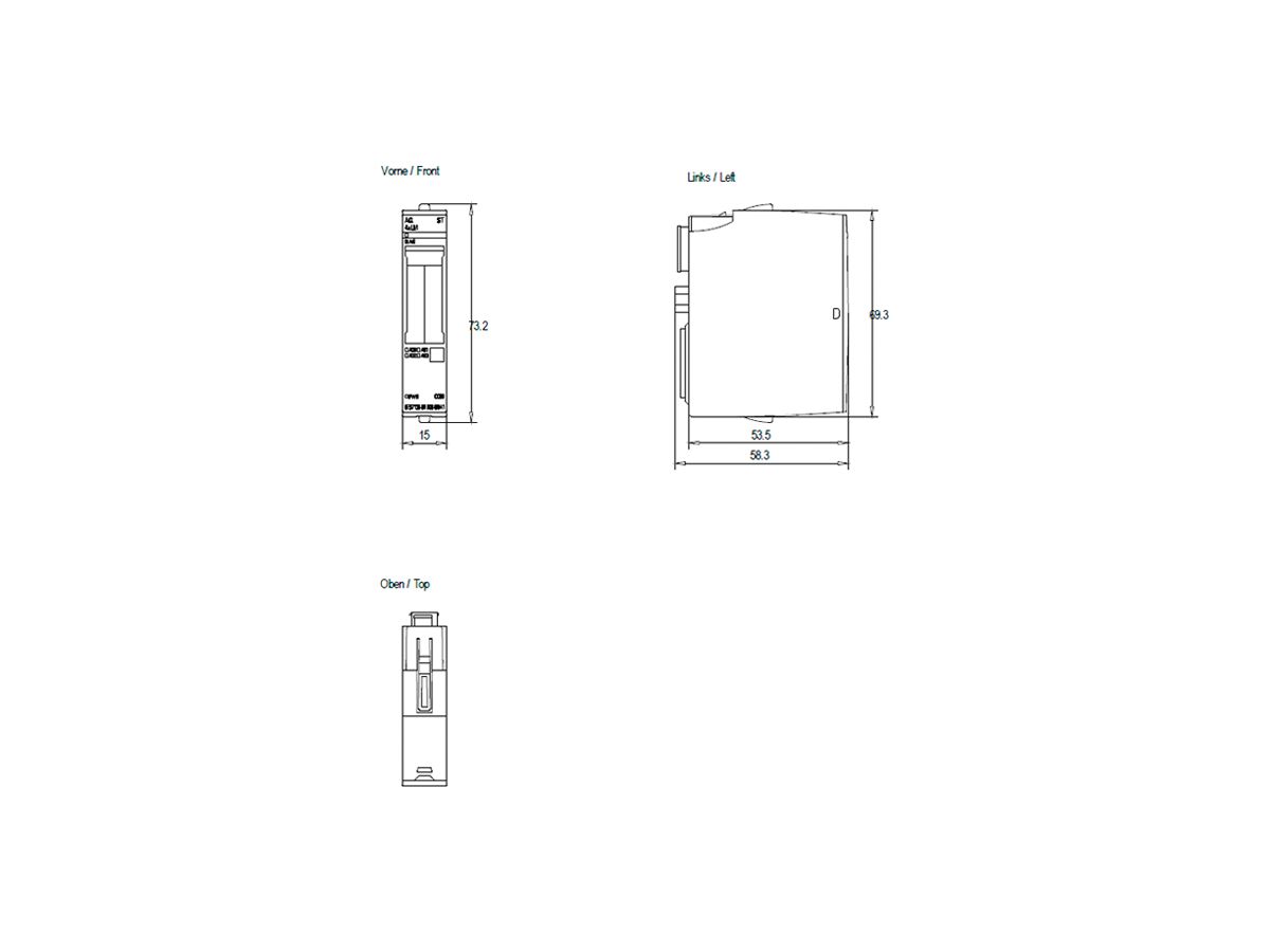 SPS-Ausgabemodul Siemens SIMATIC ET200SP AQ 4×U/I ST A0/A1 CC00