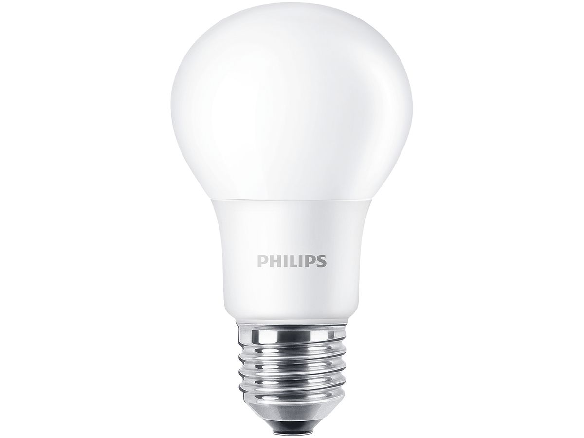 LED-Lampe CorePro Bulb E27 A60 7.5…60W 230V 4000K 806lm opal