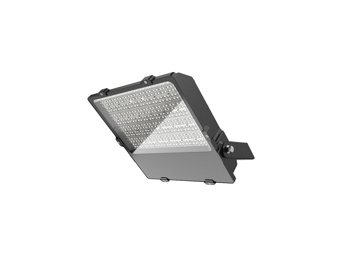 LED-Strahler DOTLUX LENSplus 300W 38520lm 3000K IP66 60×120° 464×410mm schwarz