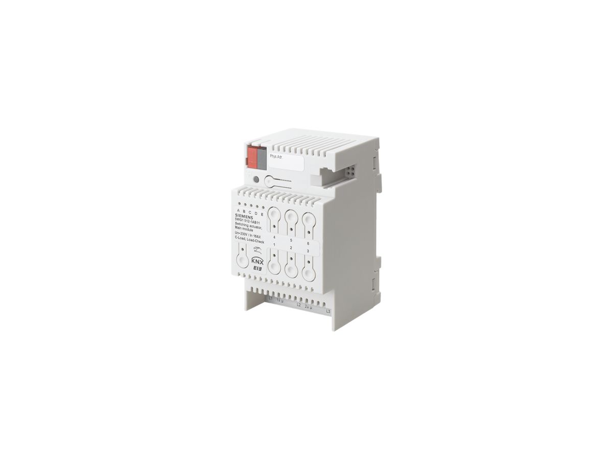 REG-KNX-Schaltaktor Siemens 3-fach 16A, Hauptmodul