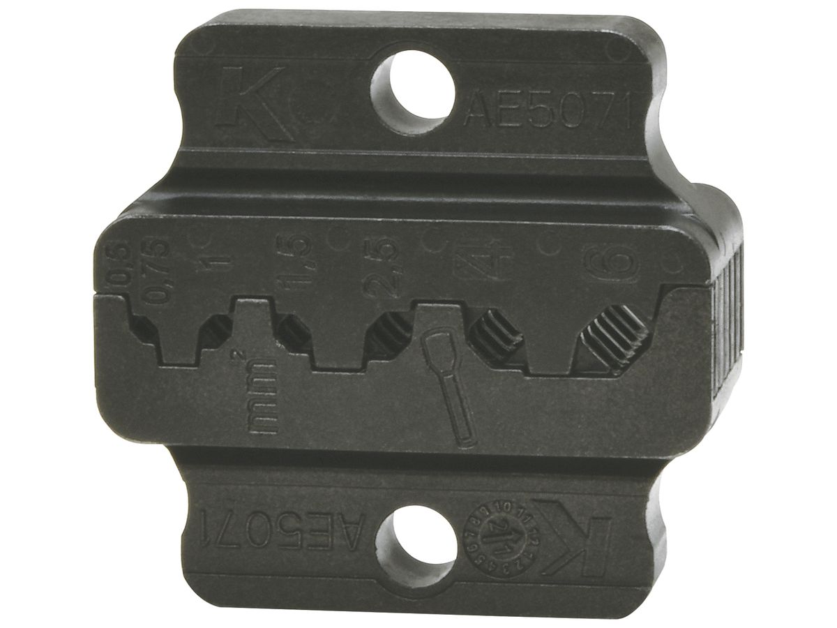 Presseinsatz Klauke AE5071 0.5…6mm² für Handpresswerkzeug K507WF