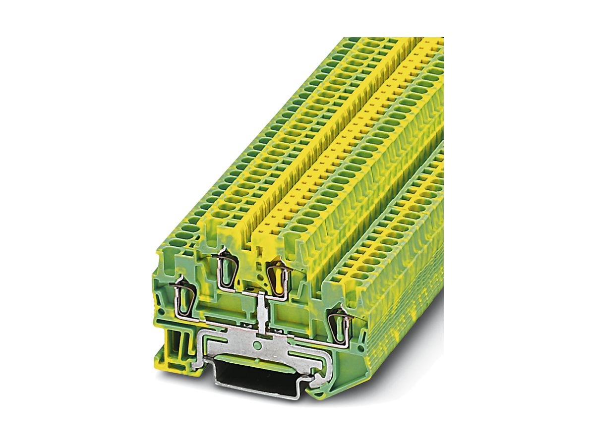 Durchgangsreihenklemme 0.08…1.5mm² grün-gelb STTB 1.5-PE