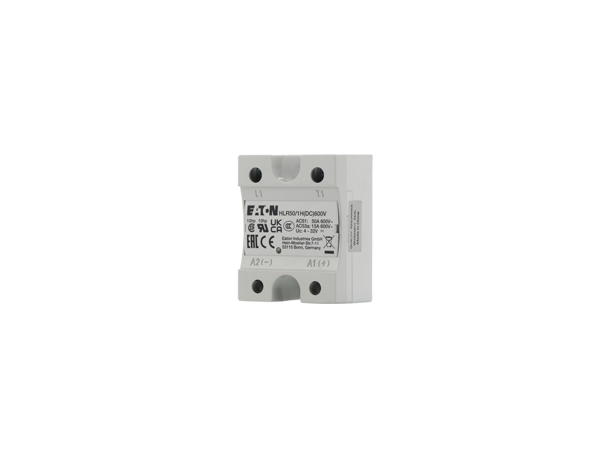 Halbleiterrelais Eaton HLR50/1H(DC)600V, 4…32VDC 50A/42…660VAC