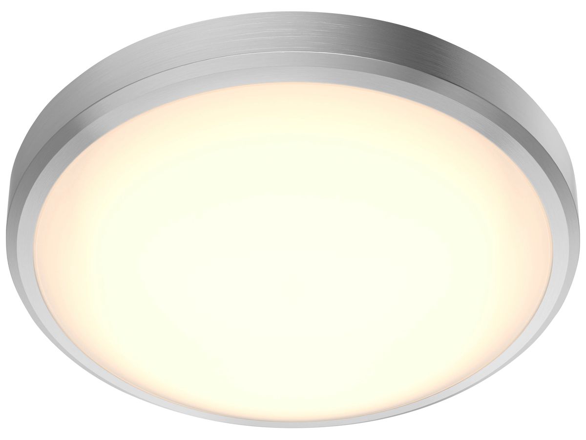 LED-Deckenleuchte Philips Doris 17W 1500lm 2700K IP44 Ø313mm Nickel