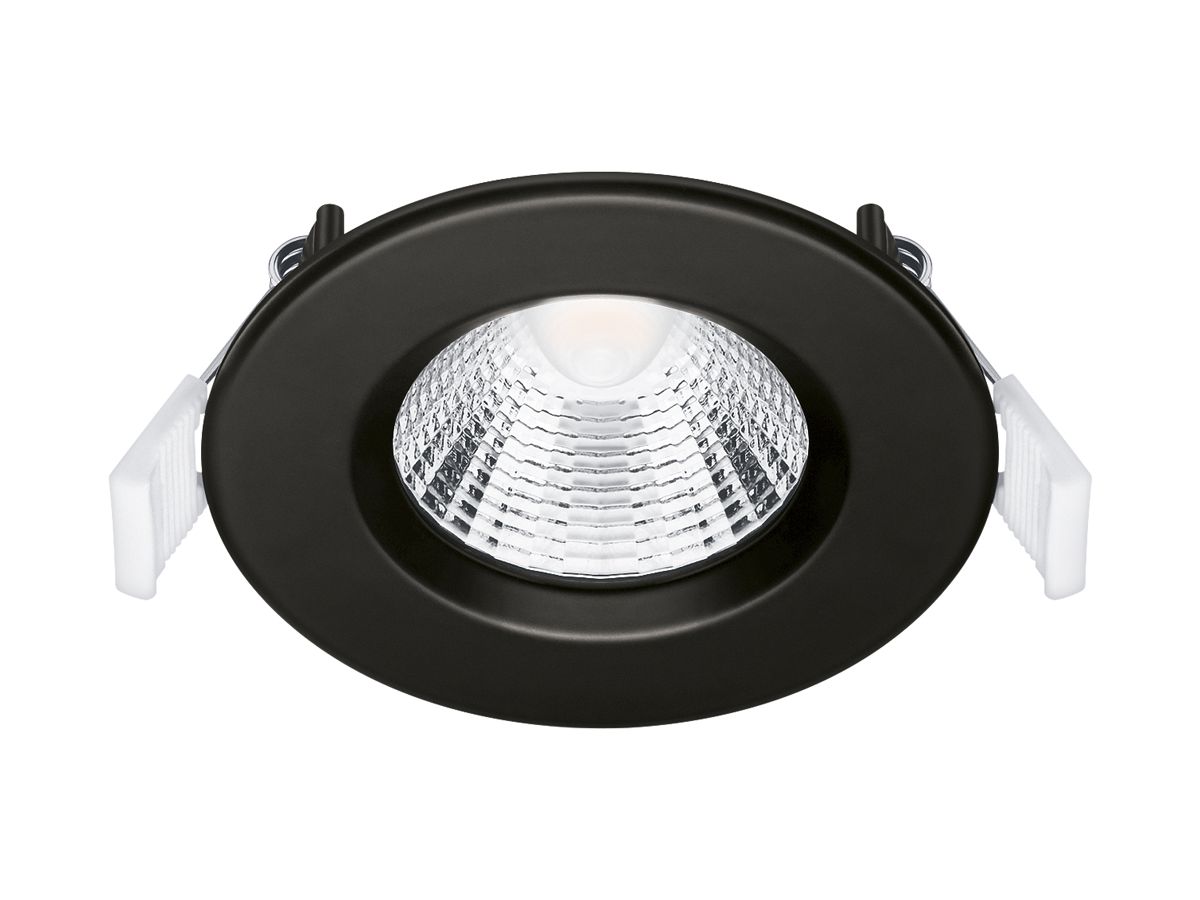 EB-LED-Spot Philips Dive 5.5W 350lm 827 36° DIM Ø85mm schwarz