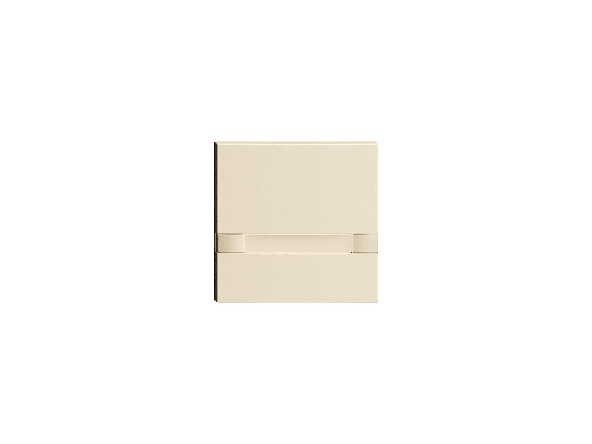 Taste 1/1 KNX/UNI-Taster mit Papiereinlage EDIZIOdue Bedienung 2×1 crema