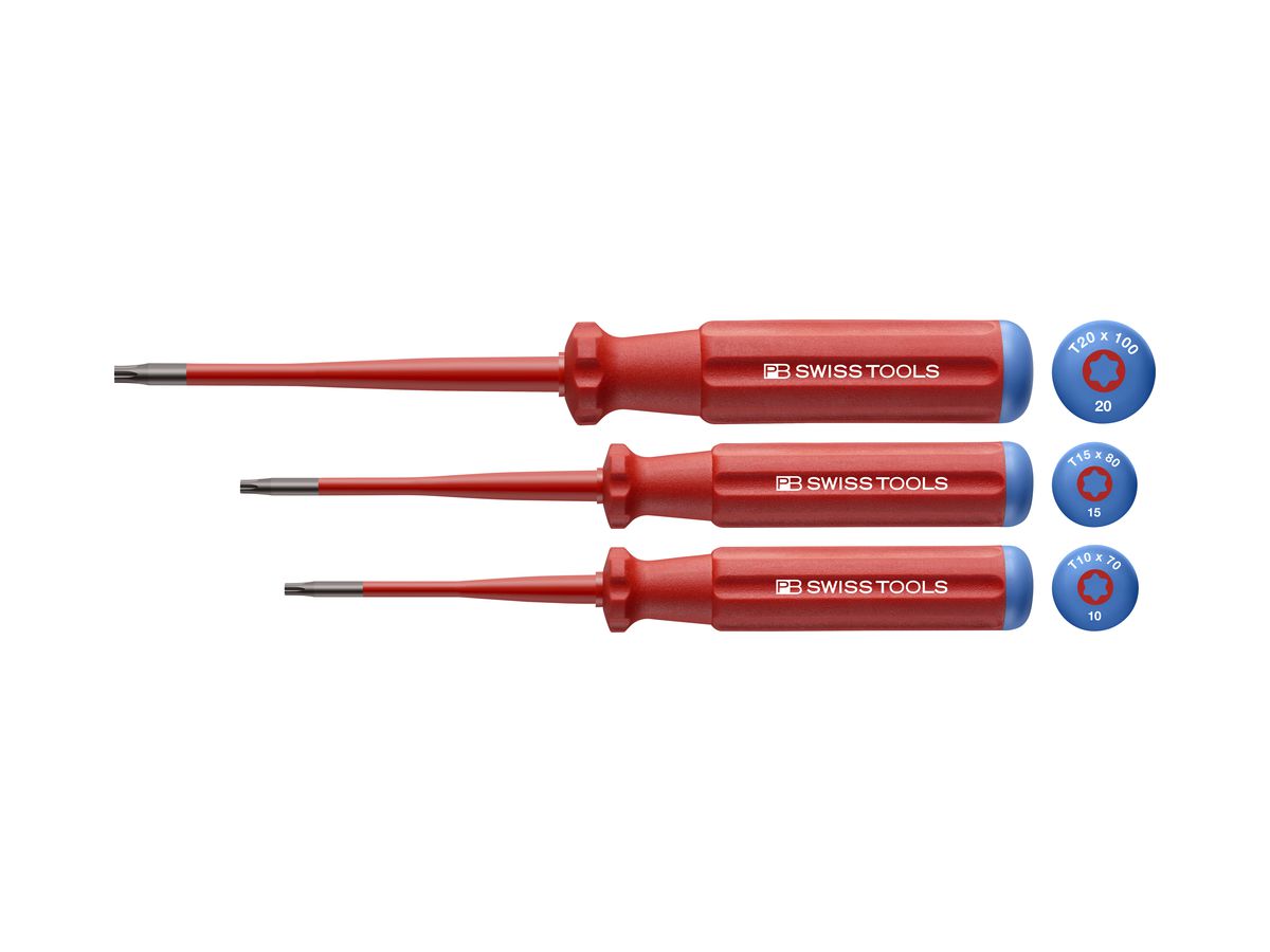 Schraubenzieher-Set PB Torx T10, T15, T20 VDE 1000VAC/1500VDC