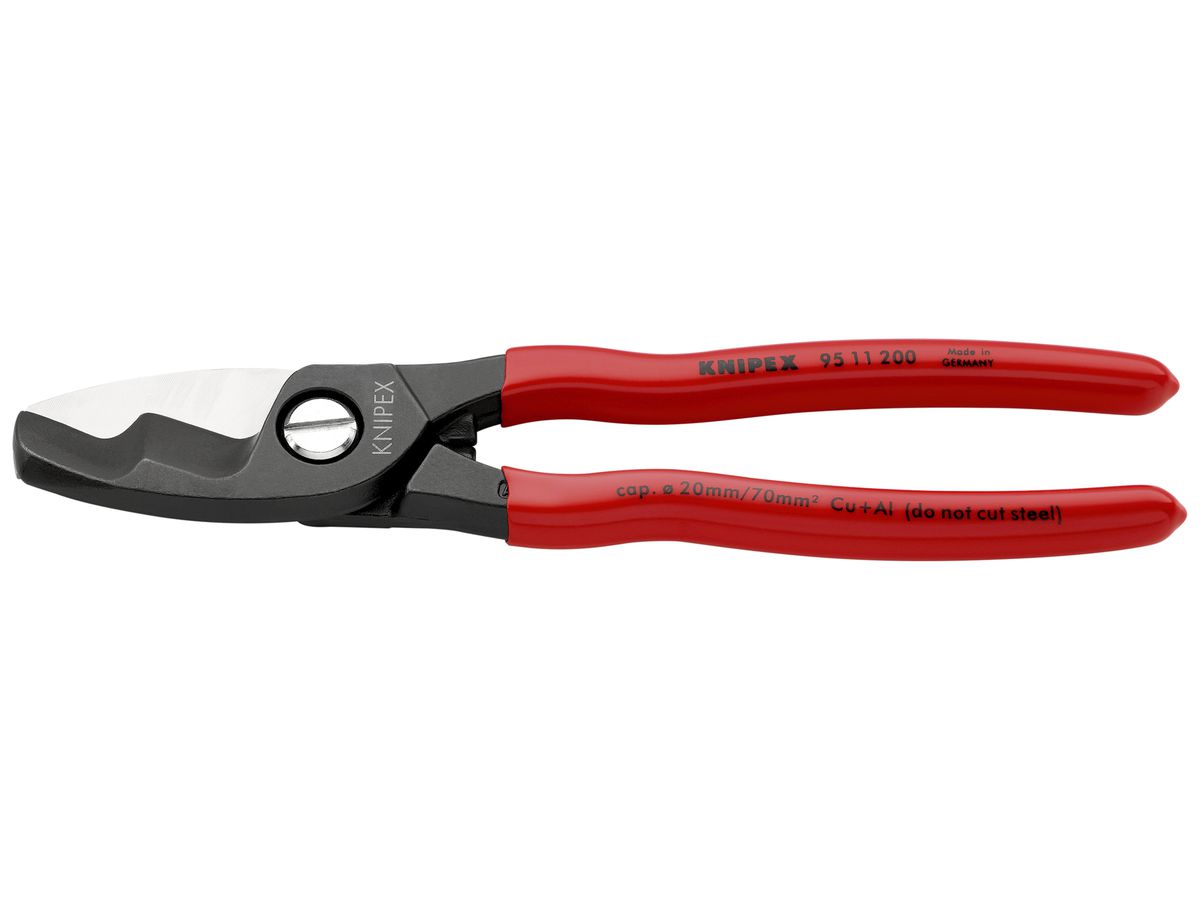 Kabelschere KNIPEX StepCut® 200mm 70mm²/Ø20mm