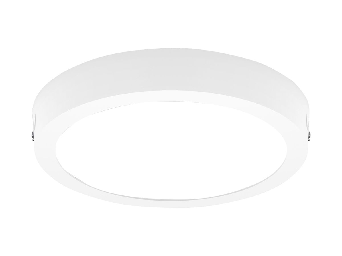 AP-LED-Downlight Philips Slim Surface 12W 1200lm 827 110° Ø210mm weiss
