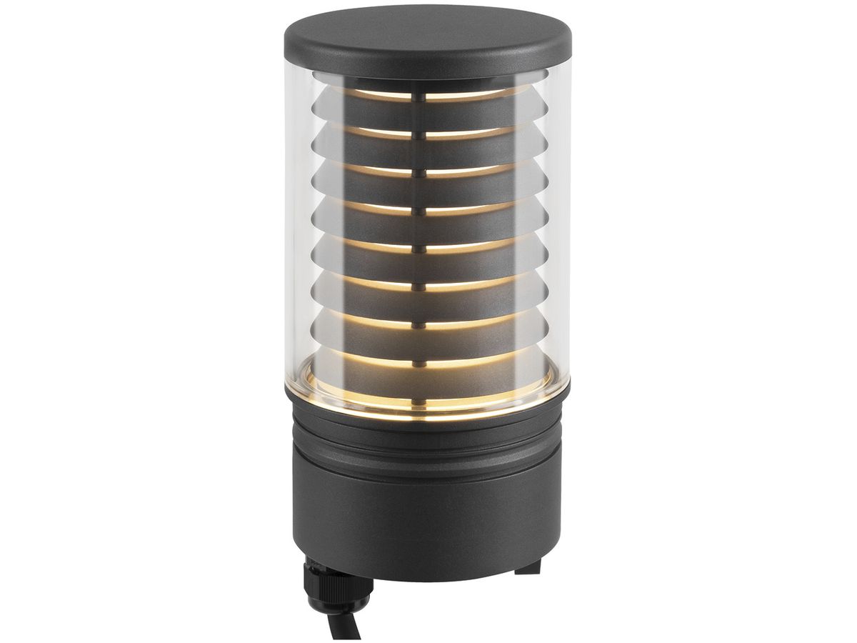 LED-Leuchtenkopf SLV M-POL M Louver DALI 19W 350lm 927/930 IP65 Ø122.6mm anthr.