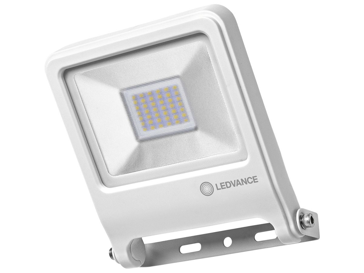 LED-Strahler LDV ENDURA FLOOD 30W 2700lm 3000K weiss IP65