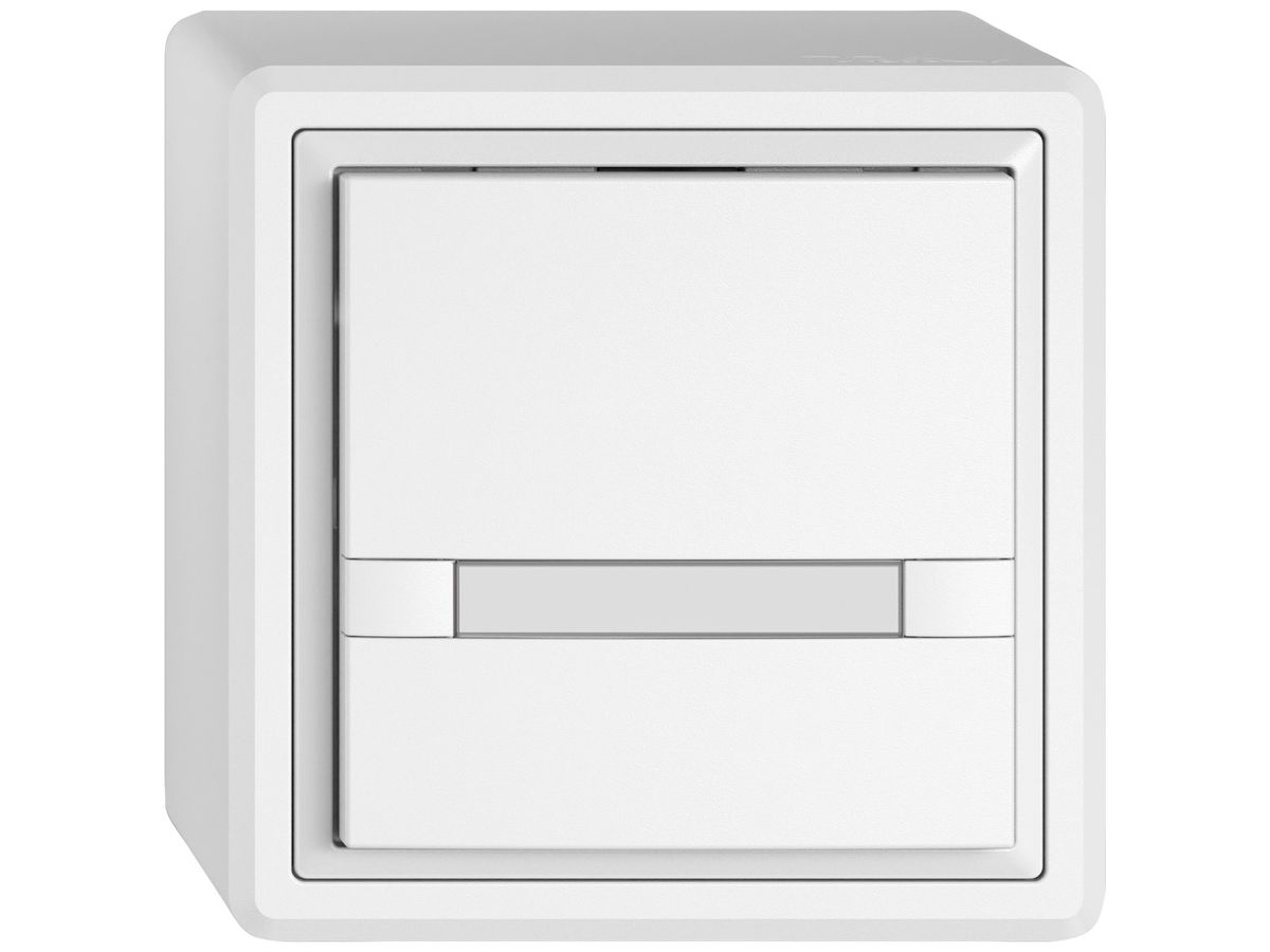 AP-KNX-Taster RGB EDIZIO.liv SNAPFIX® Temperaturfüh.o.LED Pap.1×T 2-Tbed.ws