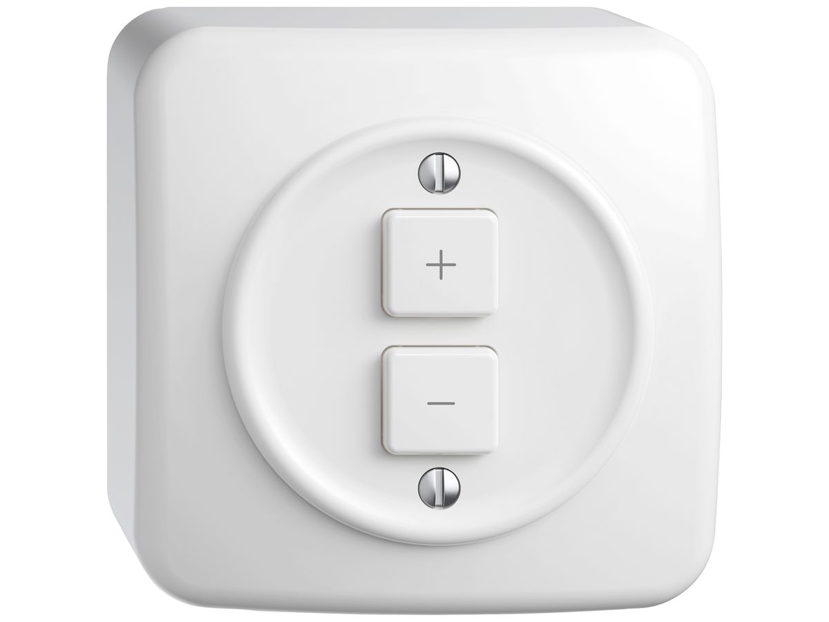 AP-Dimmer Uni-LED STANDARDdue Wiser SNAPFIX® 2 Tasten ws