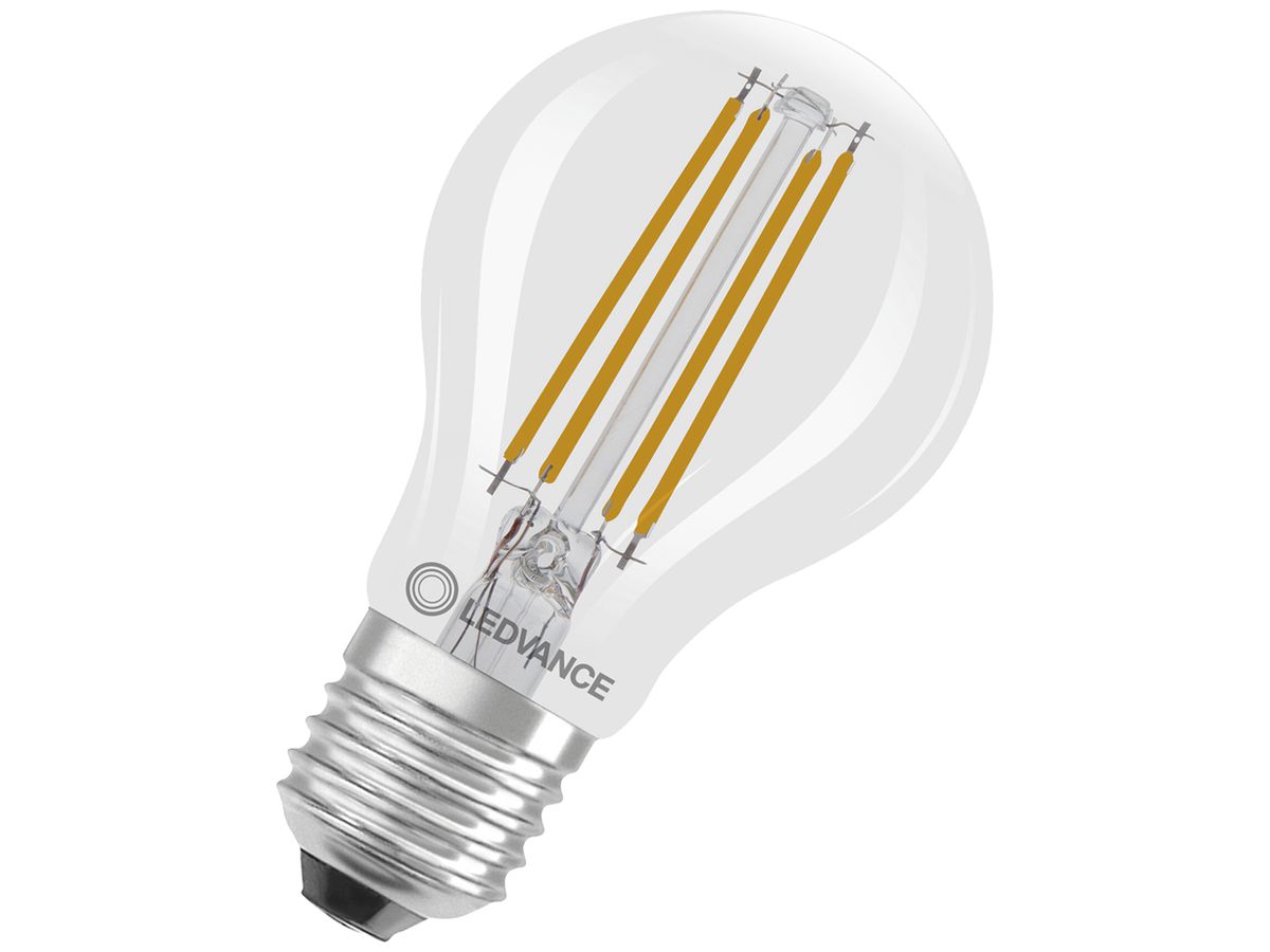 LED-Lampe LEDVANCE CLAS A E27 4.2W 470lm 2700K DIM Ø60×105mm Typ A klar
