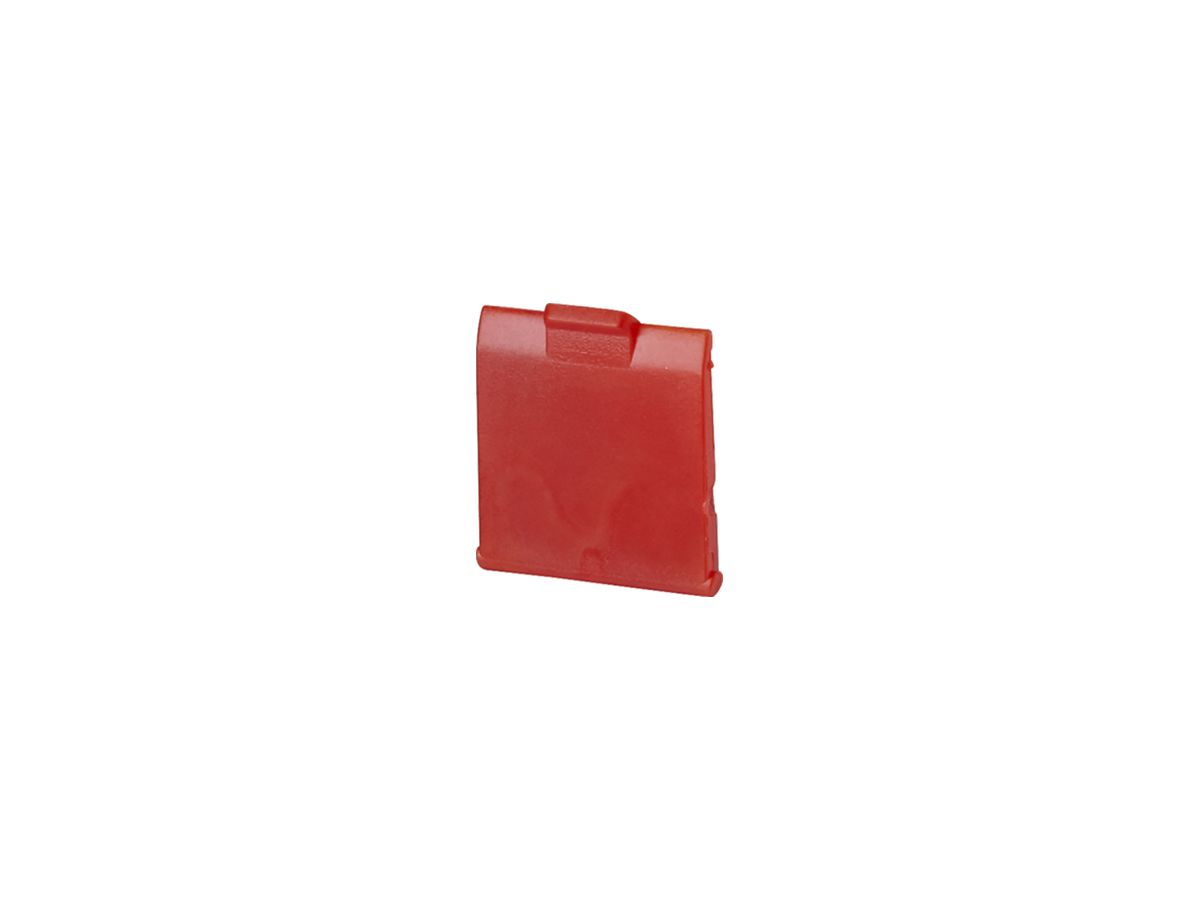 Staubschutzklappe H-LINE M, für Patchpanel, rot, 10 Stück
