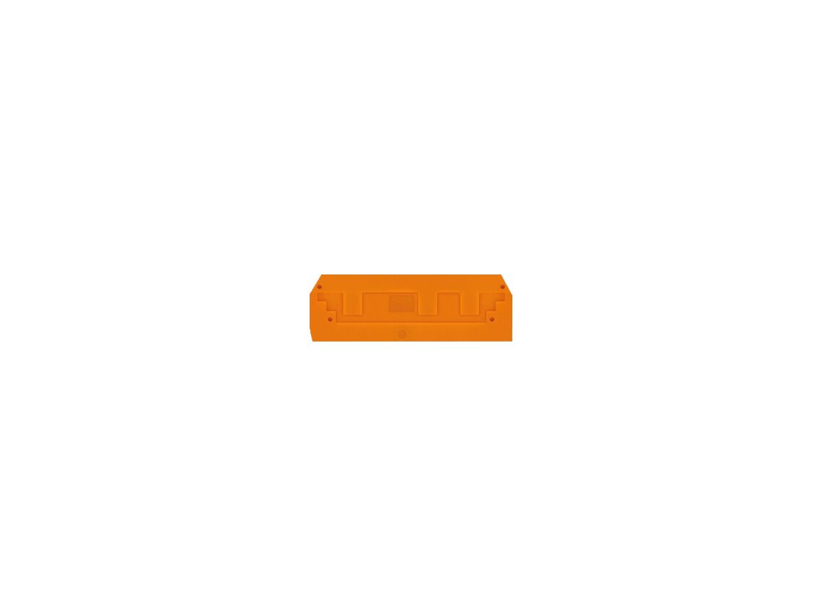 Abschlusswand WAGO 16mm² orange für 283-671/674