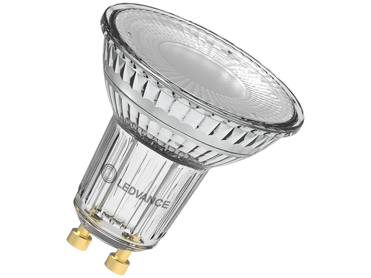 LED-Lampe LEDVANCE GU10 7W 650lm 3000K DIM Ø50×52mm PAR16 klar 120°