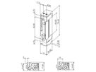 Vorlasttüröffner BSW B5000--K, 10…24VDC, stromlos geschlossen, Radiusfalle