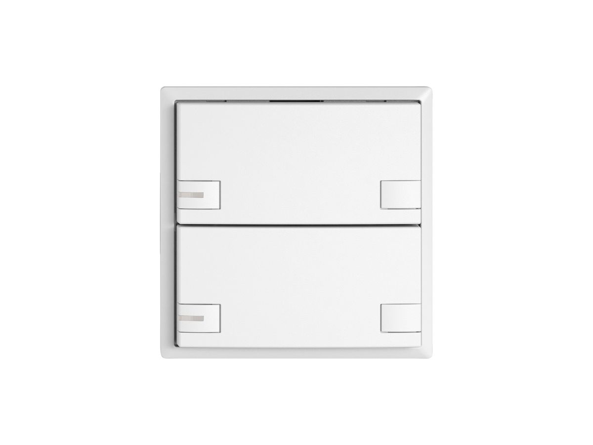 KNX-Taster RGB EDIZIO.liv SNAPFIX® Temperaturfüh.RGB-LED 2×T 2-Tbed.ws