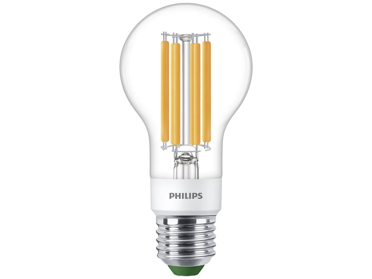 LED-Lampe Philips MASTER E27 4W 840lm 2700K DIM Ø60×123mm Typ A klar