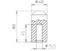 Schlagkopf Bettermann Ø25mm