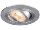 LED-Downlight SLV NEW TRIA 75 GU10 1×10W DIM Ø93mm Silber