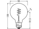 LED-Lampe Osram Vintage 1906 E27 3.4W 470lm 827 Ø95×139mm Gold